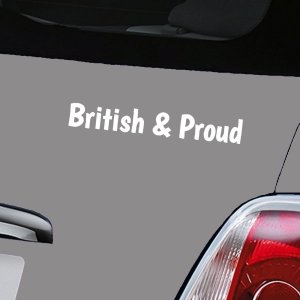 British and Proud - White